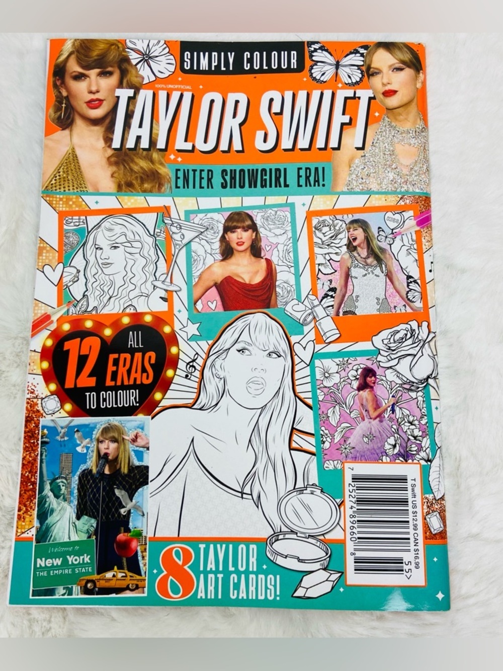 Taylor Swift Coloring Book all 12 eras to color plus 8 Taylor art cards - Picture 3 of 8